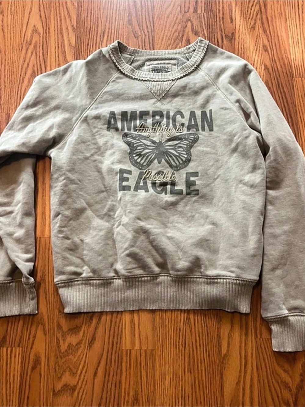 XS America Eagle oversized comfy sweatshirt crewneck